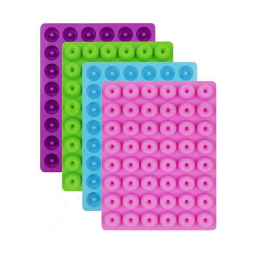 Selecto Bake - Mini Stampo In Silicone A Forma Di Ciambella, 48 Cavità, 1 A Caso