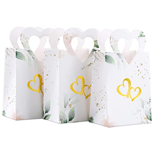 100Pz Scatoline Portaconfetti Matrimonio Bomboniere Scatole Cartone Con Cuore Regalo Per Festa Matrimonio Nozze Compleanno Comunione Battesimo