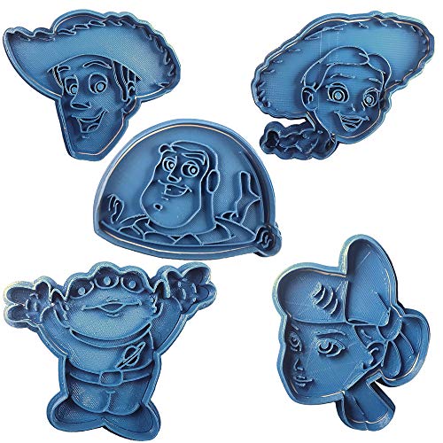 Cuticuter Pack Toy Story Taglierina Per Biscotti, Pla, Blu