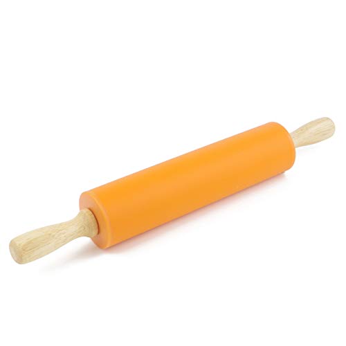 Remeel Mattarello Silicone Con Maniglia In Legno Superficie Antiaderente