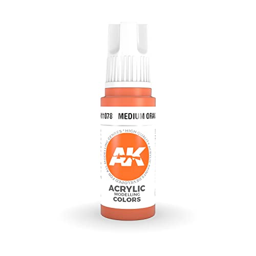 Ak Interactive 3Rd Gen Acrylic Medium Orange 17Ml
