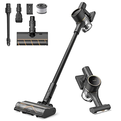 Dreame R10 Pro Aspirapolvere Senza Fili Potente Aspirazione Da 150Aw Autonomia Di 65 Minuti Spazzola Multi-Superficie Luci A Led Ideale Per La Pulizia