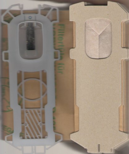 Fw6 Confezione 8 Pezzi Sacchetto Aspirapolvere Di Ricambio Compatibile Con: Marca : Vorwerk Folletto Modello : Kobold 135,Vk 136