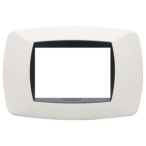 Placca Modo 3P Bianco C/Adatt (185801)