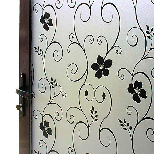 Duofire Pellicola Per Finestre Vetri Pellicola Privacy Pellicola Decorativa Pellicola Anti-Uv Dp014B (90Cm X 200Cm)