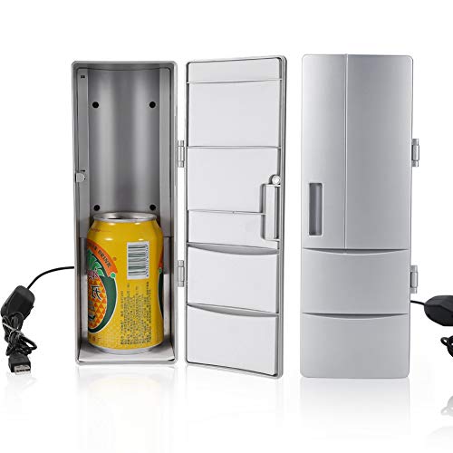 Mini Frigorifero, Frigorifero Con Congelatore Super Mini Usb, Dispositivo Di Raffreddamento Portatile Per Lattine Per Birra, Frigorifero Per Piccole B
