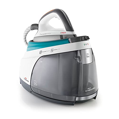 Polti La Vaporella Xt100C, Ferro Da Stiro A Vapore Con Caldaia, 7,5 Bar, No Manutenzione, Autonomia Illimitata, Steam Pulse 500G, 6 Programmi Preimpos