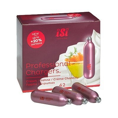 New Charger Ricarica Sifone Panna Co2 (Confezione 50 Pz) Bartender Cocktail