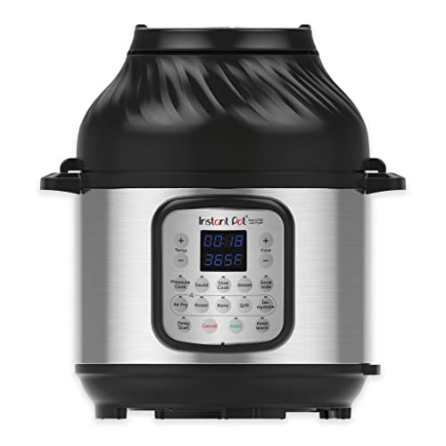 Instant Pot Duo Crisp + Air Fryer 8L Multicooker. 11 Funzioni In 1: Pentola A Pressione, Padella, Piroscafo, Fornello Lento