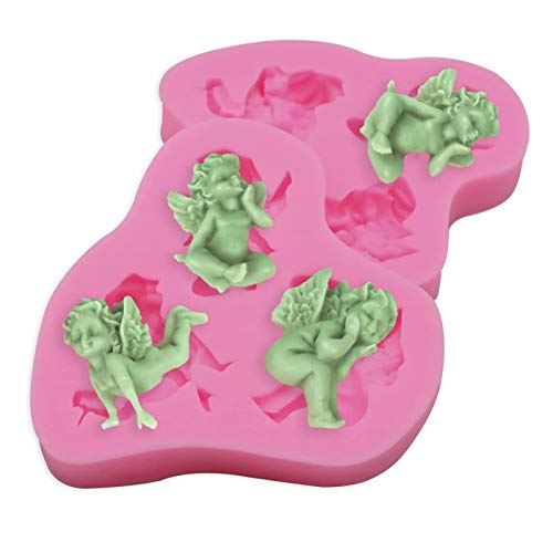 Stampo Per Argilla Polimerica Angelo Fondente Forno In Silicone Con Angelo Stampo In Polimero 3D Angelo Stampo Silicone Uso Angelo Strumento Cottura F