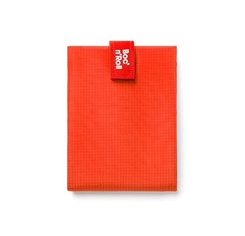 Roll’Eat ®- Boc'N'Roll Active | Borsa Porta Panini, Sacchetto Riutilizzabile Ed Ecologico Senza Bpa, Rosso