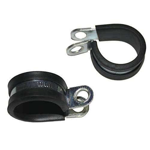 Lumonic 5X Fascette Per Tubi Da 21Mm Con Inserto In Gomma I Fascette Per Cavi Da Avvitare I Fascetta Per Tubi 21Mm, Fascette Per Tubi, Fascetta Di Fis