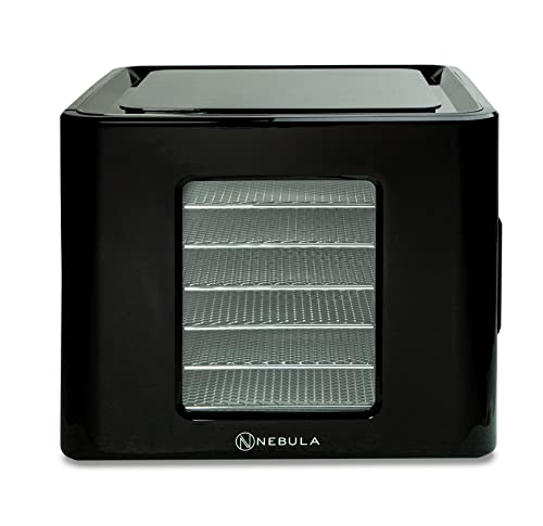 Disidratatore Alimentare Nebula Con 6 Vassoi In Acciaio Inossidabile, Controllo Touch A Led, Temperatura Regolabile 35-70C, Timer Di 48 Ore, Essiccato