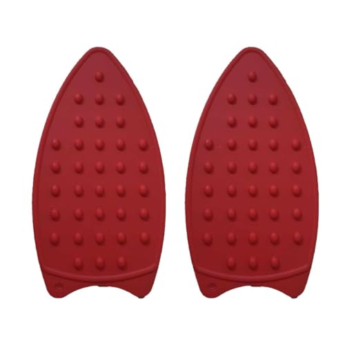 2Pcs Tappettino Di Appoggio Ferro Da Stiro In Silicone, Tampone Da Stiro Per Asse Da Stiro, Protezione Antiscivolo, Resistente Al Calore
