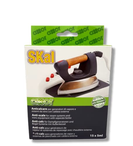 Axor Skal Anticalcare Ferri Da Stiro Caldaia, 15 Fiale Predosate Da 5 Ml, Made In Italy