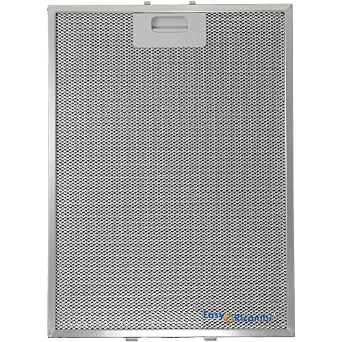 Easyricambi® Filtro In Metallo Antigrasso Alluminio Cappa Elica Aeg Bosh - Krea 380X283X9 Mm