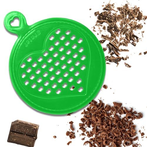 Grattugia Per Cioccolato A Scaglie E Riccioli. Grata Grossa E Materiale Plastico Anti-Surriscaldamento Del Cioccolato, Zester Per Fondente, Anche Per 