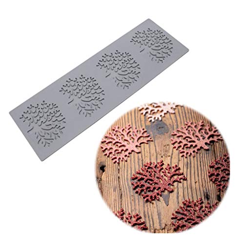 Ziran Foglie Forma Torta Stampo In Silicone Foglie Fondente Foglia Stampo Per Caramelle Per Pasta Di Zucchero, Cioccolato, Fondente, Burro, Sapone