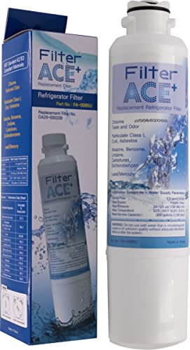 Ace+ Fa-0085U - Filtro Acqua Frigo Compatibile Con Samsung Da29-00020B, Haf-Cin/Exp, Haf-Cin, Da97-08006A-B, Da97-08006A-E Cartuccia Filtrante Per Fri