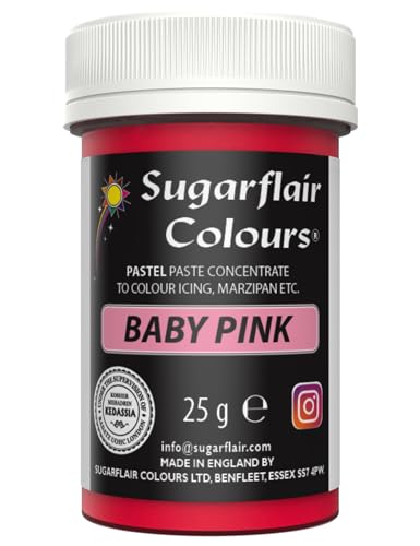 Sugarflair Paste Colour - Pastel Baby Pink 25G