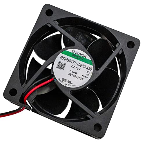Fan Ventilatore 12V 1,2W 60X60X20Mm 39,1M³/H 33,5Dba ; Sunon Mf60201V11000Ua99