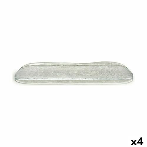 Teglia Da Cucina Oasis Trasparente Vetro 18 X 2 X 47 Cm (4 Unità)