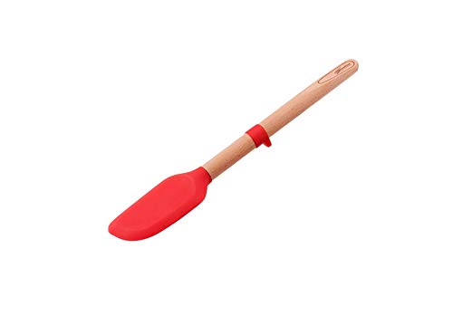 Lagostina Utensili Da Cucina Ingenio Eco In Legno Con Anello Di Sicurezza In Silicone (Spatola)