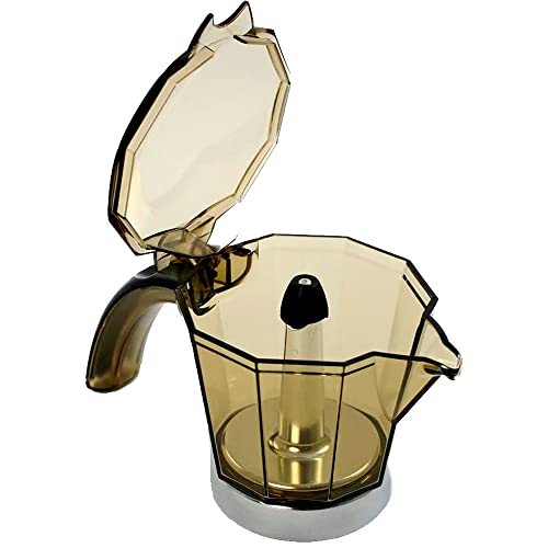 Delongui Alicia 6 Tazze Caraffa E Coperchio Caffettiera Moka Elettrica Emk6 (Non Compatibile Con Alicia Plus Emkm6)