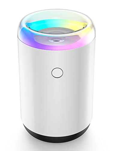 Mini Umidificatore Portatile, Piccolo Umidificatore Da Scrivania Per Camera Da Letto, Auto, Ufficio, Viaggi, Forte Nebbia Fine, Umidificatore Per Auto