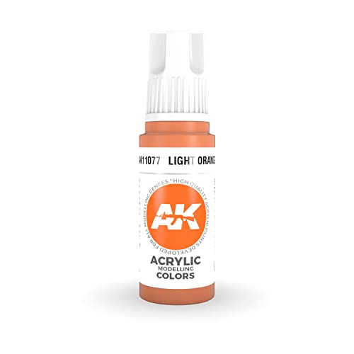 Ak Interactive 3Rd Gen Acrylic Light Orange 17Ml