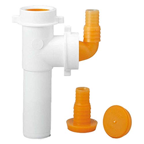 Lira Raccordo 2 Vie Diam. 40 Con Attacco Lavatrici E Lavastoviglie 120Mm Diam. 40 X 120Mm