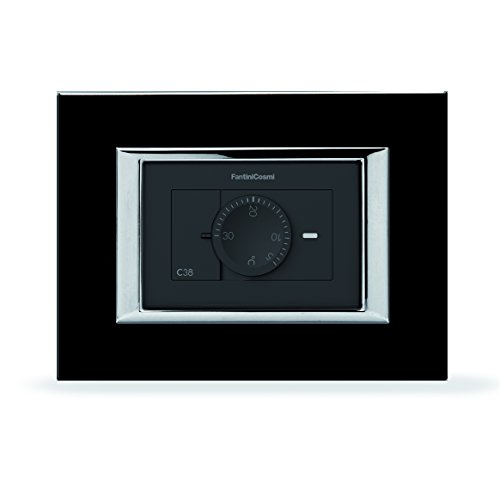 Fantini Cosmi C38 Termostato Manopola Plastica Batterie Nero