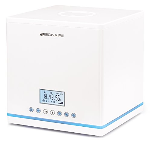 Bionaire, Bu7500, Umidificatore Ad Ultrasuoni, Schermo Digitale, 2.7 Litri, Autonomia 8 Ore, Silenzioso, Bianco