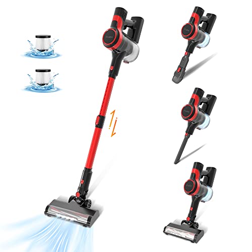 Stanew Aspirapolvere Senza Fili, 22.2V 150W Scopa Elettrica Senza Fili Con Della Multifunzione 4 In 1, Aspirapolvere Portatile Ultra-Leggero,Autonomia