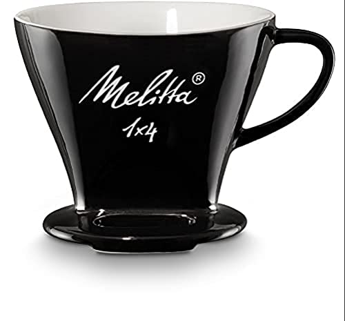 Melitta Filtro In Porcellana, Nero