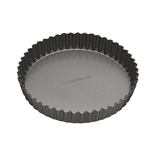 Kitchen Craft Teglia Antiaderente Con Base Removibile Rotonda, 23 Cm, Nero