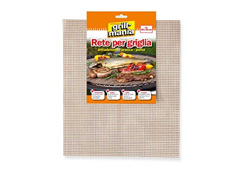 Grill-Mania Rete Per Griglia Bbq 36X42 Cm Antiaderente