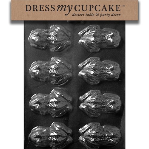 Dress My Cupcake Dmca126 Chocolate Candy Mould, Frog