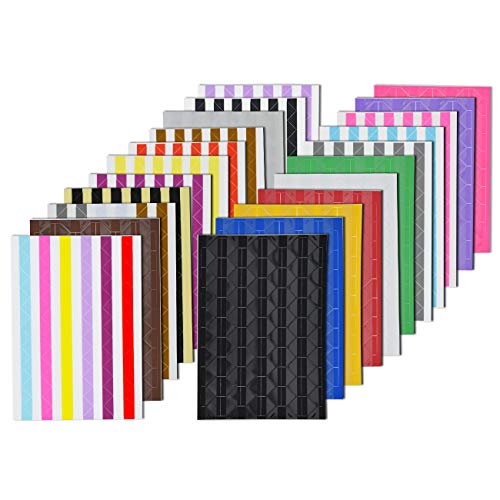 Vipbuy 2244 Pezzi (22 Colori Assortiti) Adesivi Per Foto E Album Di Ritagli, Fai Da Te, 22 Fogli