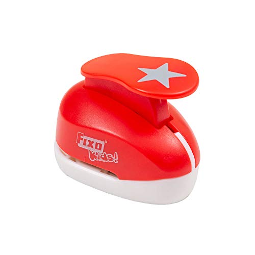 Fixo Esrella, Mediana, 2,5Cm Kids 62051. Perforatrice Speciale In Gomma Eva A Forma Di Stella. 2,5 Cm. Taglia M, Plastica