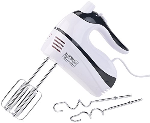 Rosenstein & Söhne Frullatore: Impastatrice Manuale Con 5 Velocità E Turbo, 4 Ganci, Fino A 500 Watt (Mixer, Mixer, Acciaio Inossidabile Frusta)