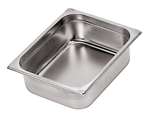 Paderno 14105-06, Bacinella Serie Gastronorm In Acciaio Inox, 32X26,5 Cm
