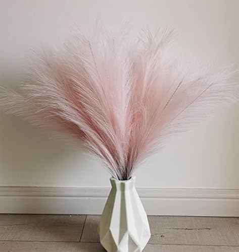 30 Pezzi Piume Decorative Rosa, Fiori Secchi Decorativi, Piume Decorative Lunghe, Pampas Decorative, Fiori Secchi, Pampas Decorative Alte, Per Matrimo