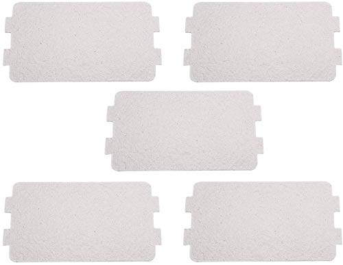 Hynana 5 Pezzi Forno A Microonde Piastra Di Mica Foglio Forno A Microonde Copertura Di Guida D'Onda Sostituzione Di Riparazione Accessorio Mica Per Mi