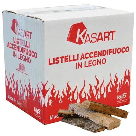 Listellini Listelli In Legno Accendifuoco 5 Kg Accendi Camini Stufe Barbecue Scatola