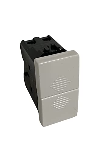 Doppio Pulsante Per Tapparelle 10A 250V Serie Joy 522B Bianco Compatibile Con Matix