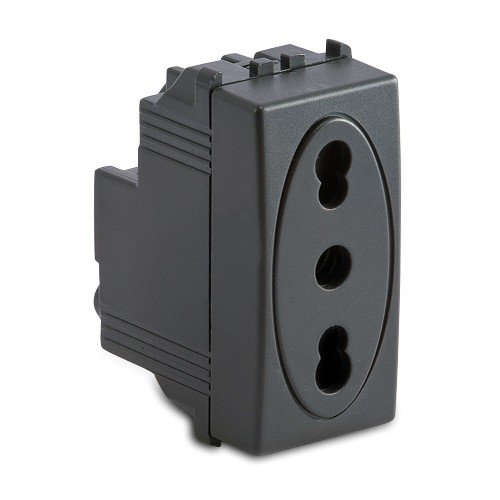 Modo Presa 2P+T 10/16A Bipasso Grigio ( Master Cod. 31159 )