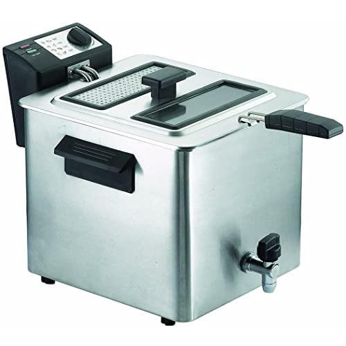 Friggitrice 8Kg Oblo Rubinetto Scar Ico Olio Fry8N