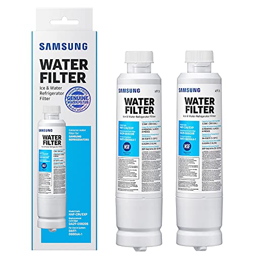 Filtro Per L'Acqua Del Frigorifero Sostitutivo, Compatibile Con Samsung Da29-00020B, Da97-08006A-1, Haf-Cin/Exp, 2 Pacchetti