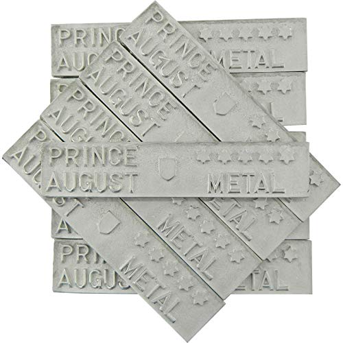 Prince August Pa2101 - 5 Stelle In Metallo Peltro, 10 Lingotti Da 800 G, Per La Fusione Di Miniature E Gioielli